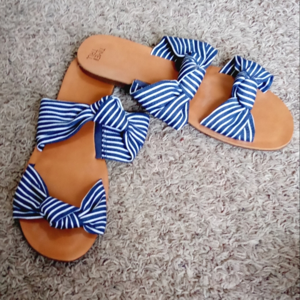 blue sandals